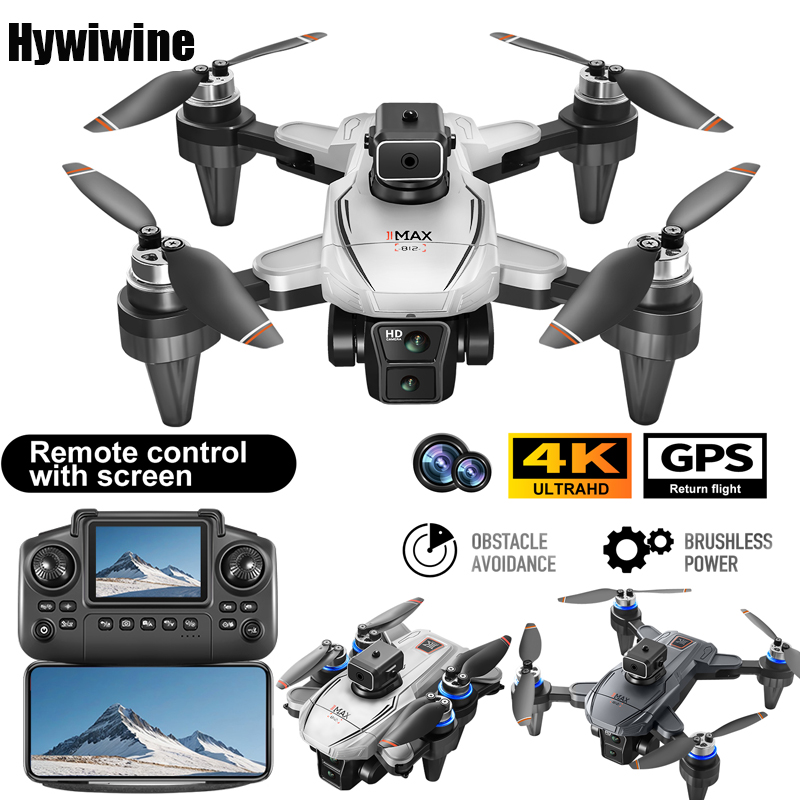 Drone Camera Mount - GPS RC Drone Ekranlı 4K Profesyonel