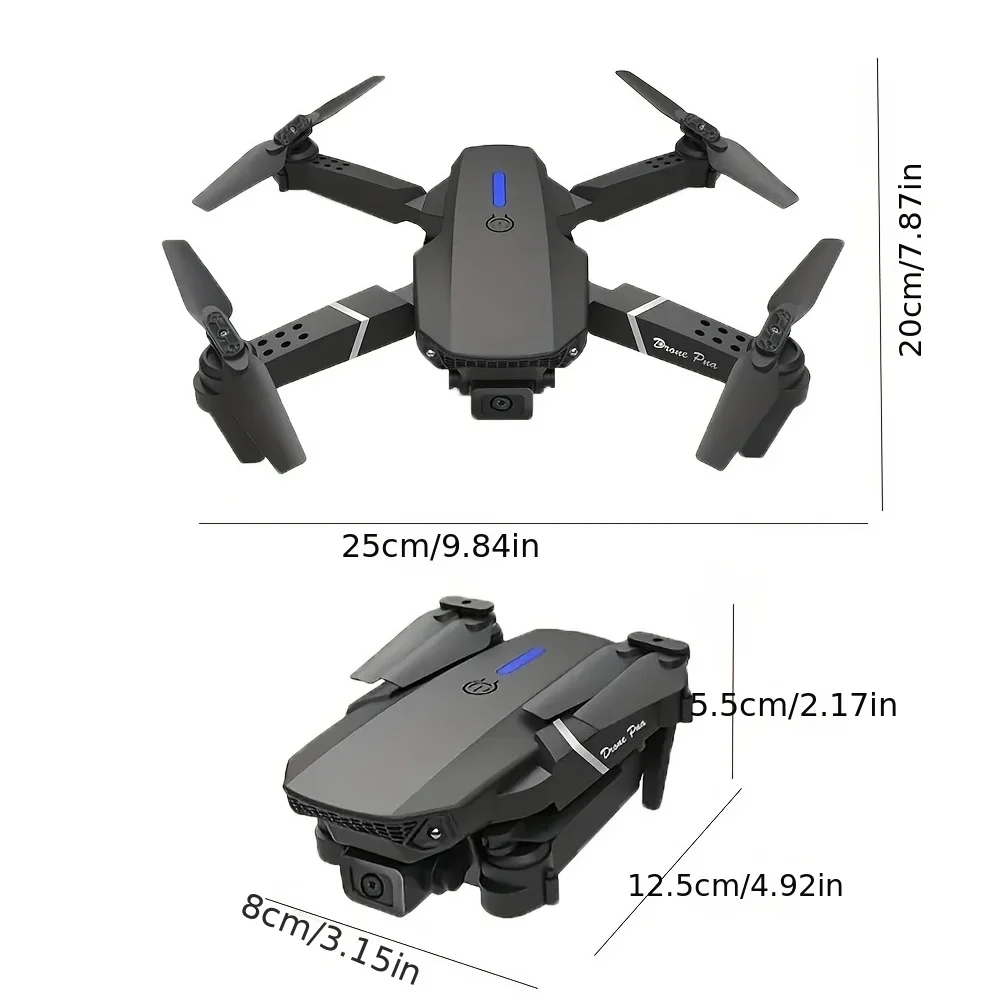 Profesyonel Drone E88 4K Geniş - Drone Camera Wide Angle incelemesi ve fiyatı