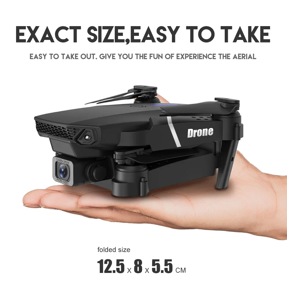 Profesyonel Drone E88 4K Geniş - Drone Camera Wide Angle incelemesi ve fiyatı
