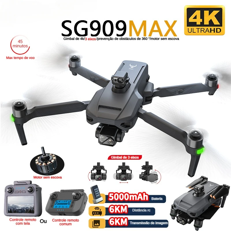 ZLL SG909 SG909MAX 4K Kameralı - Drone Camera Hd incelemesi ve fiyatı